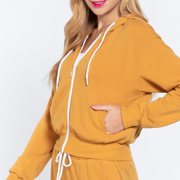 Fleece French Terry Jacket - Picture 3 of 4